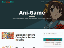 Tablet Screenshot of ani-game.com